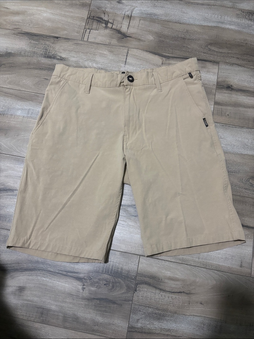 FarWest Men's Khaki Performance Shorts - Lightweight Everyday Shorts